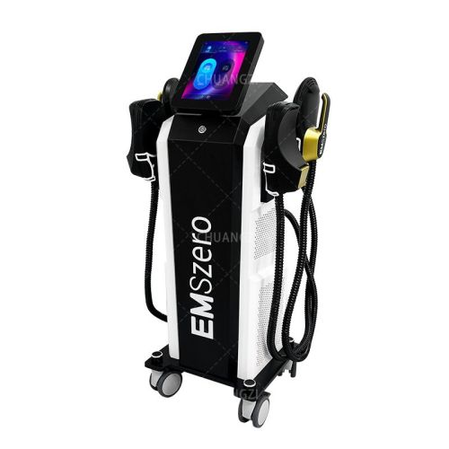 EMSSLIM Neo 6500W Folding Screen Hi-emt Body Sculpt Machine 4 RF Handle Pelvic Pad Optional Ems Muscle Stimulator Emszero